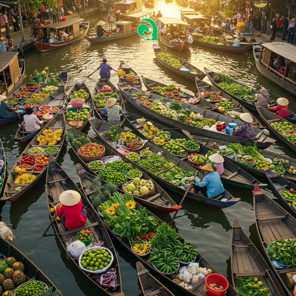 The Heart of the Mekong: Exploring Can Tho's Famous Floating Markets