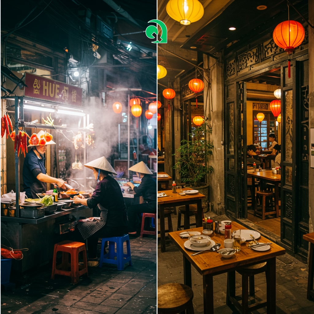 Where to Find the Best Hue Food: Restaurants vs. Street Stalls